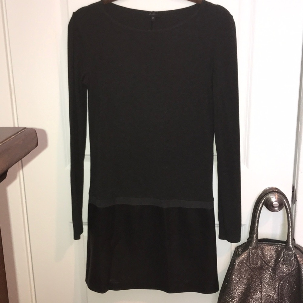 Long Sleeved Slip Dress